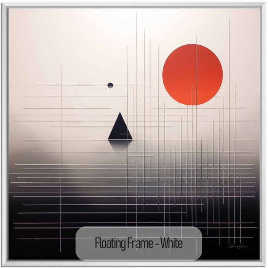 Minimalism Collection | Tokyo Sunrise | Serene Minimalist Twilight in Sleek Art Frame by Roderick Sebastiaan | White_ba05c1c1-fcba-42bd-8795-8b58721f6876