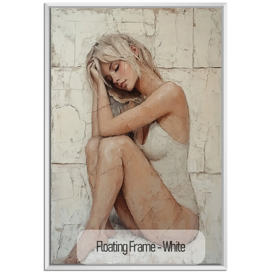 Feminine Collection | Resting Beauty | Minimalist Portrait of a Woman for Modern Spaces by Roderick Sebastiaan | White_d6779220-6025-4074-9838-49fdf83d8e83