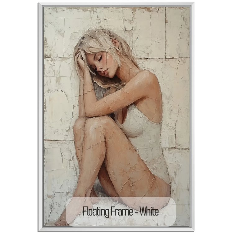 Feminine Collection | Resting Beauty | Minimalist Portrait of a Woman for Modern Spaces by Roderick Sebastiaan | White_d6779220-6025-4074-9838-49fdf83d8e83