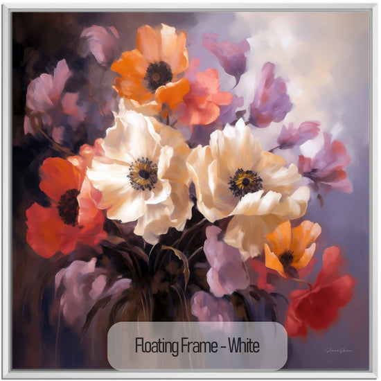 Botanical Collection | Wildflowers in Bloom | Vibrant Flowering of Field Flowers on Art Frame by Roderick Sebastiaan | White_e76d6c00-f2e6-4ebc-8d57-c8c5b53892d5