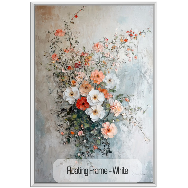 Botanical Collection | Fleurs de Lumière | Luminous Floral Wall Art for Modern and Classic Decor by Roderick Sebastiaan | White_ef7e526d-1615-4066-84e9-7fa1efcd473a