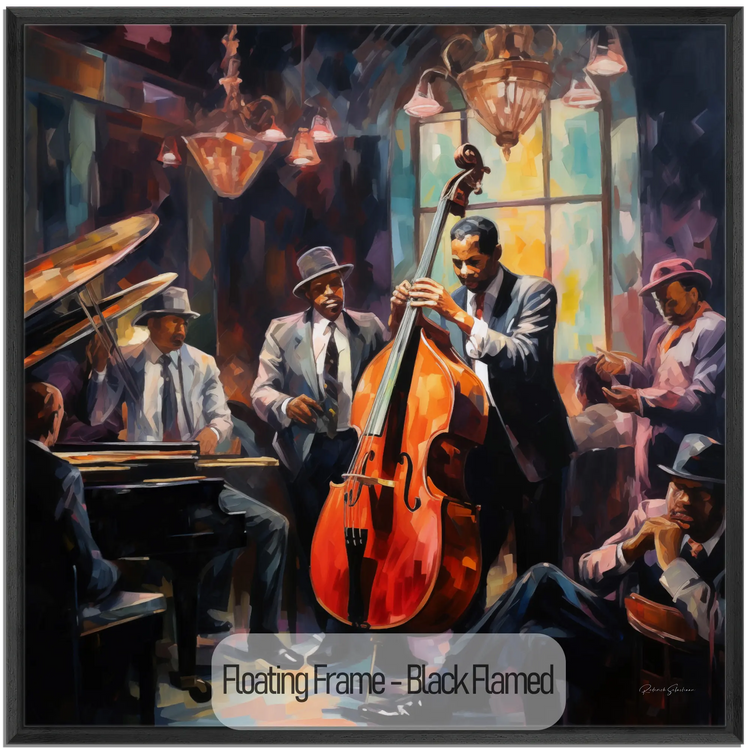 Pulse of Bourbon Street | Warm and Atmospheric Jazz Night on Art Frame