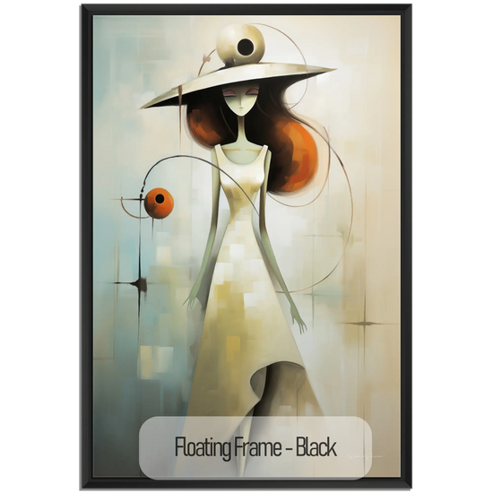 Feminine Collection | Fashion Fantasia | Artistic Graceful Elegance in a Surreal Style by Roderick Sebastiaan | WoodenFloaterFrame-Black_6fa3986f-be9d-4bc0-b360-2433e1ef239a