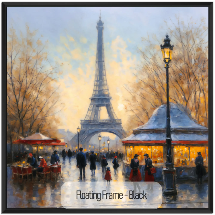 Twilight in Paris | Romantic Impressionism of a Parisian Evening