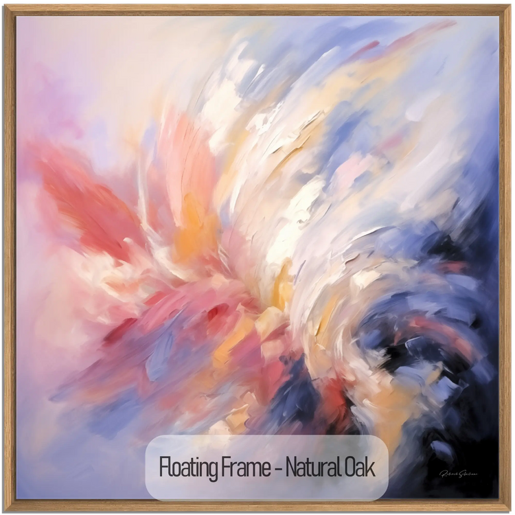 Abstract Collection | Forces of Nature | Dynamic Abstract Movement & Emotion by Roderick Sebastiaan | WoodenFloaterFrame-NaturalOak_46ff5cae-7b39-476c-9d76-c0cfca9f001d