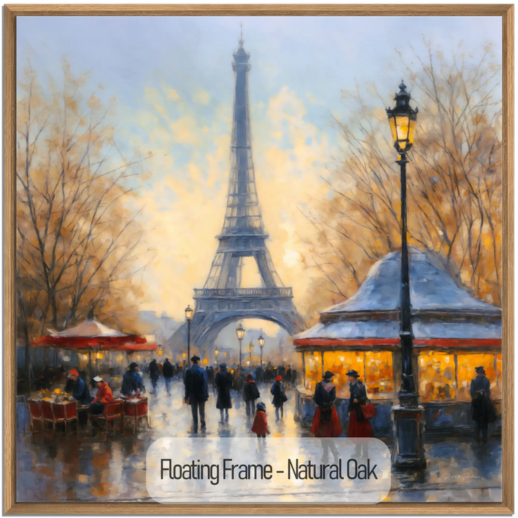 Twilight in Paris | Romantic Impressionism of a Parisian Evening