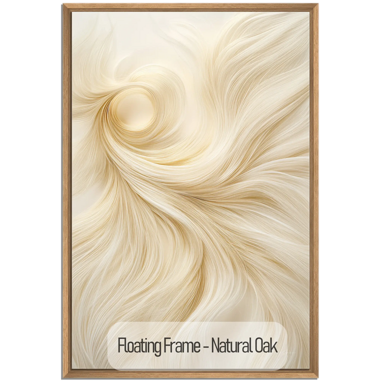 Threads of Fate | Intricate & Chaotic Golden Strands of Destiny Art Print