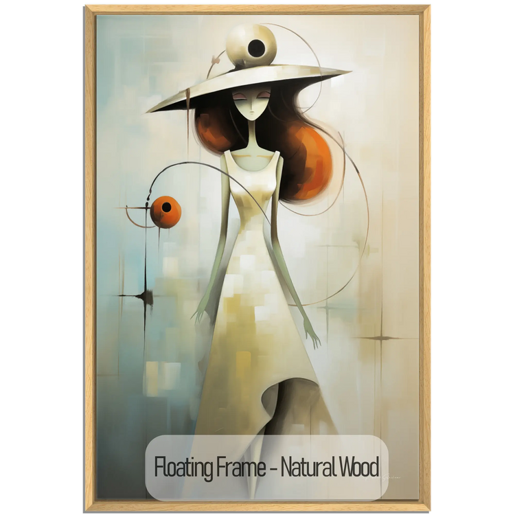 Feminine Collection | Fashion Fantasia | Artistic Graceful Elegance in a Surreal Style by Roderick Sebastiaan | WoodenFloaterFrame-NaturalWood_8ffb6554-2c1b-4cfb-8938-9aeaed9688d8