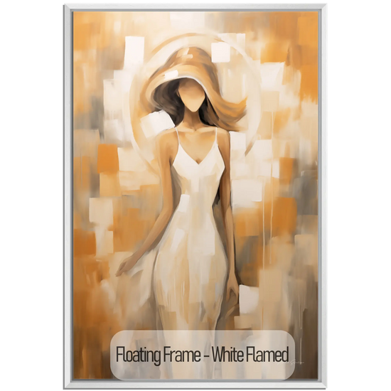 Feminine Collection | Ethereal Beauty | Fluid Elegance and Serenity in Soft Pastel Shades by Roderick Sebastiaan | WoodenFloaterFrame-White-Flamed_52fcd08a-961b-4903-9197-05679596f125