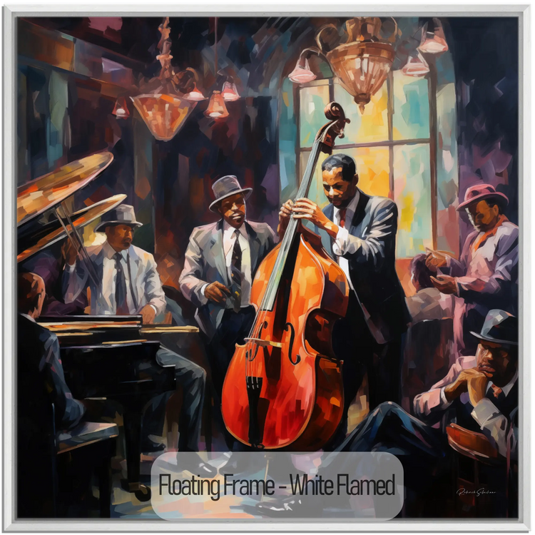 Pulse of Bourbon Street | Warm and Atmospheric Jazz Night on Art Frame