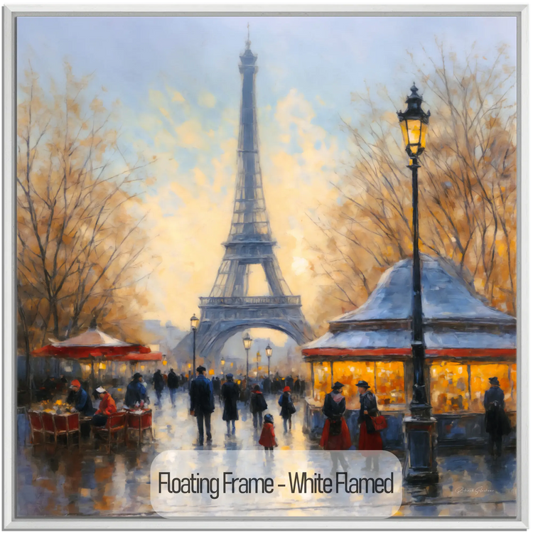 Twilight in Paris | Romantic Impressionism of a Parisian Evening