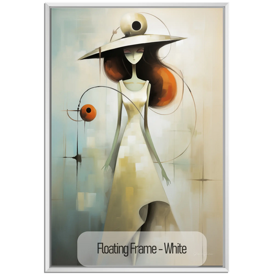 Feminine Collection | Fashion Fantasia | Artistic Graceful Elegance in a Surreal Style by Roderick Sebastiaan | WoodenFloaterFrame-White_189fa7f1-94aa-49a9-b2c4-d204d9f5a010