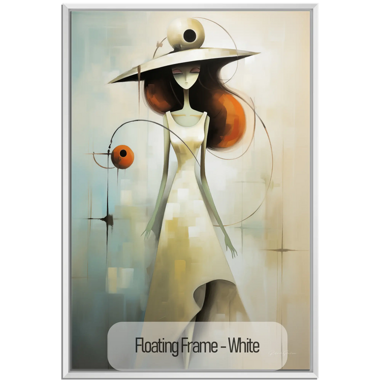 Feminine Collection | Fashion Fantasia | Artistic Graceful Elegance in a Surreal Style by Roderick Sebastiaan | WoodenFloaterFrame-White_189fa7f1-94aa-49a9-b2c4-d204d9f5a010