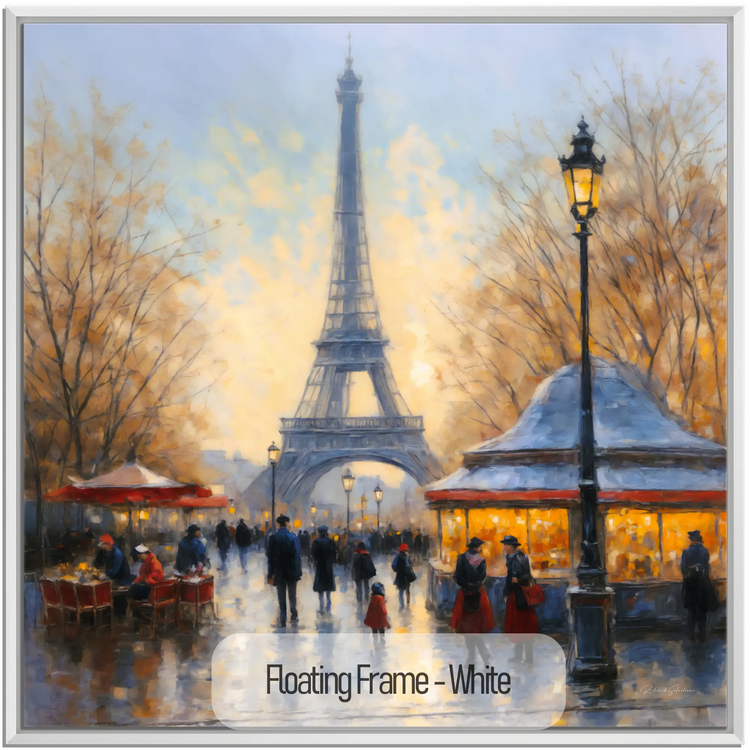 Twilight in Paris | Romantic Impressionism of a Parisian Evening