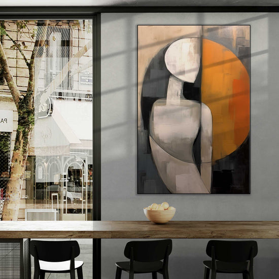 Abstract Collection | Duality of Light | Abstract Play of Shadow and Light on Art cloth by Roderick Sebastiaan | Zone-DualityofLightcity-cafe-with-window-views