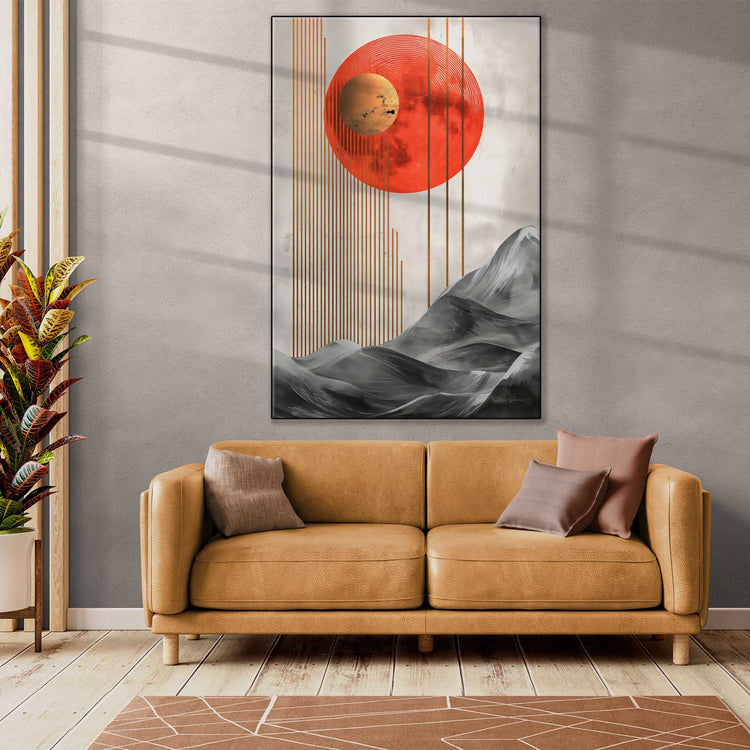 Minimalism Collection | Zen Alignment | Harmonious Abstract Balance of Nature and Geometry by Roderick Sebastiaan | Zone-ZenAlignmentlarge-bright-living-room-2x3-1-Panel